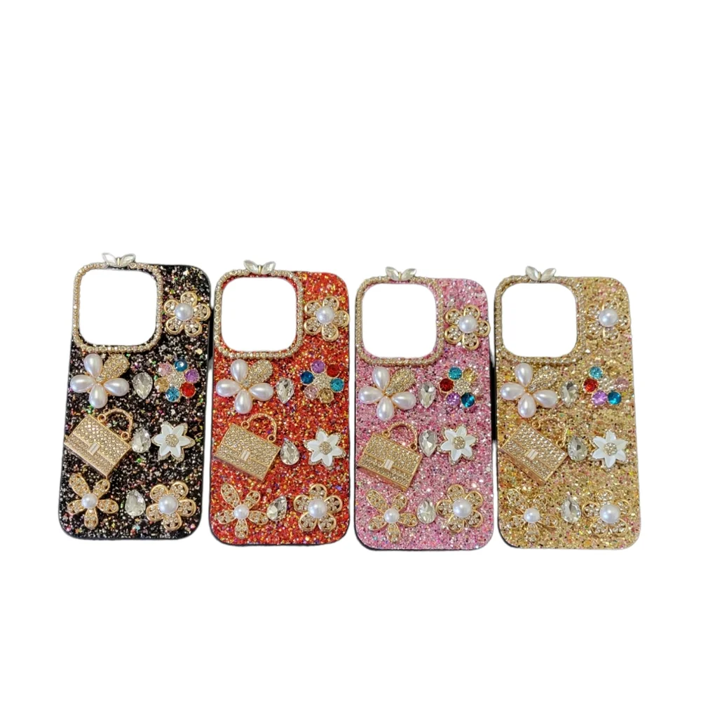 Luxe Shiny Bling Rhinestone Diamond iPhone case 14 PM